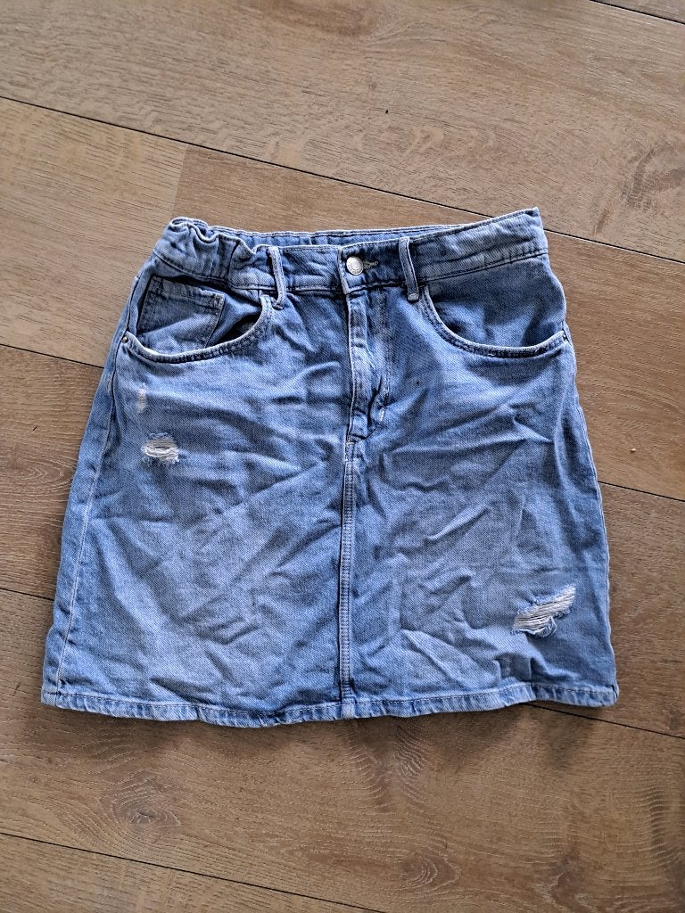 Jeans rok 164, Kinderen en Baby's, Meisje, H&M, Ophalen of Verzenden, Zo goed als nieuw