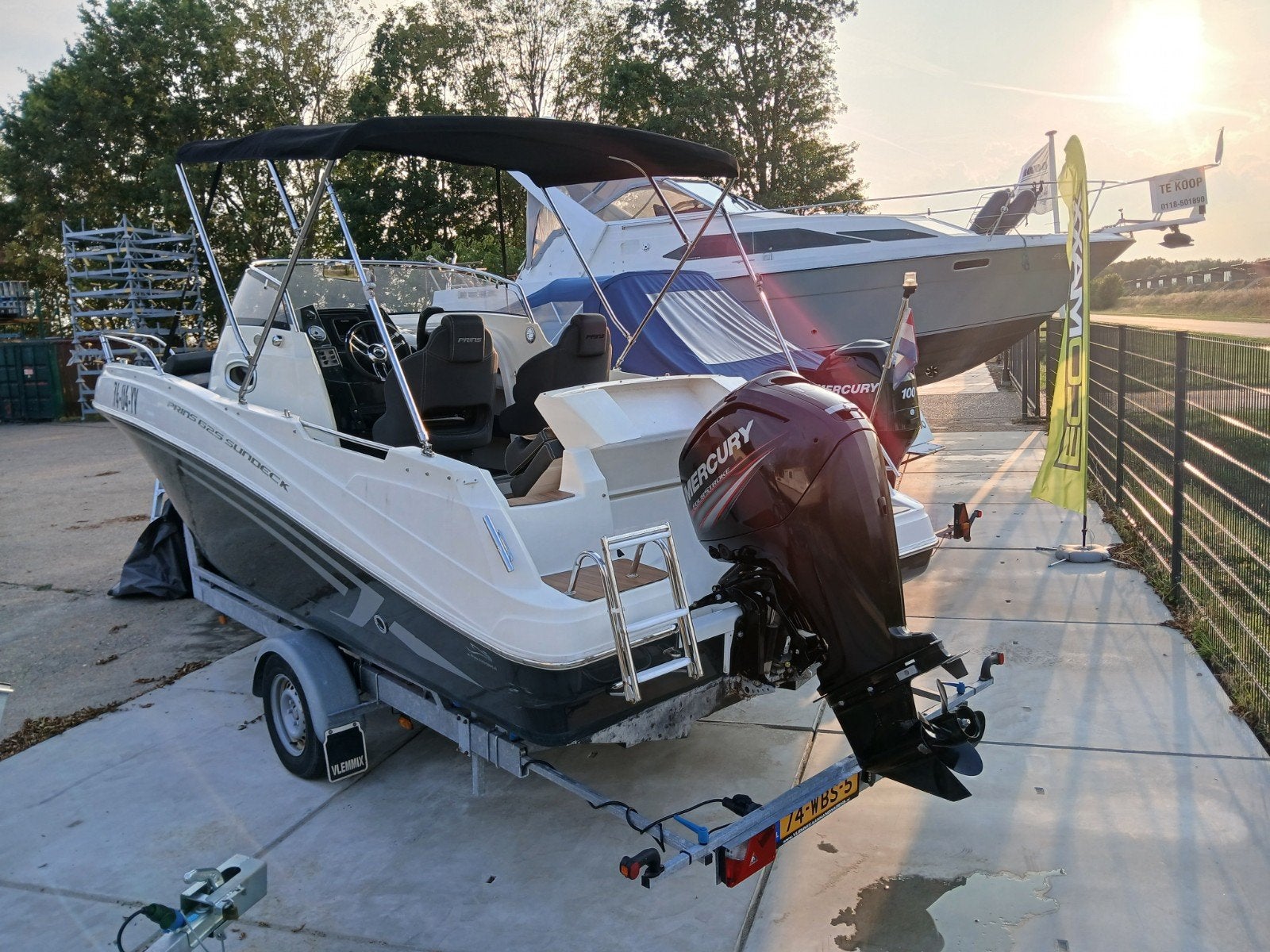 Prins 625 sundeck incl Mercury F100 en trailer, Watersport en Boten, Motorboten en Motorjachten, Benzine, Overige merken, Dieptemeter