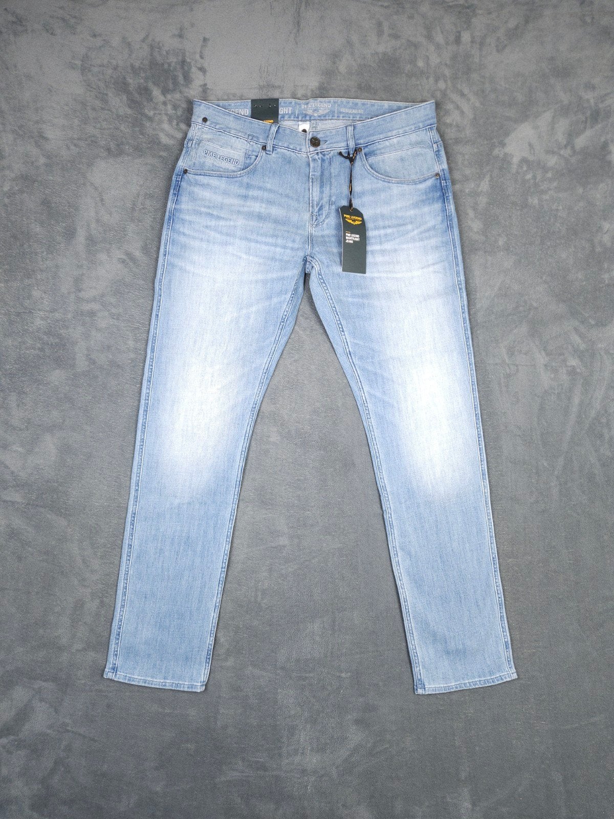 Pme Legend Broek Nightflight Regular W36 L34 Lichtblauw Jean, W36 - W38 (confectie 52/54), Blauw, ., Nieuw