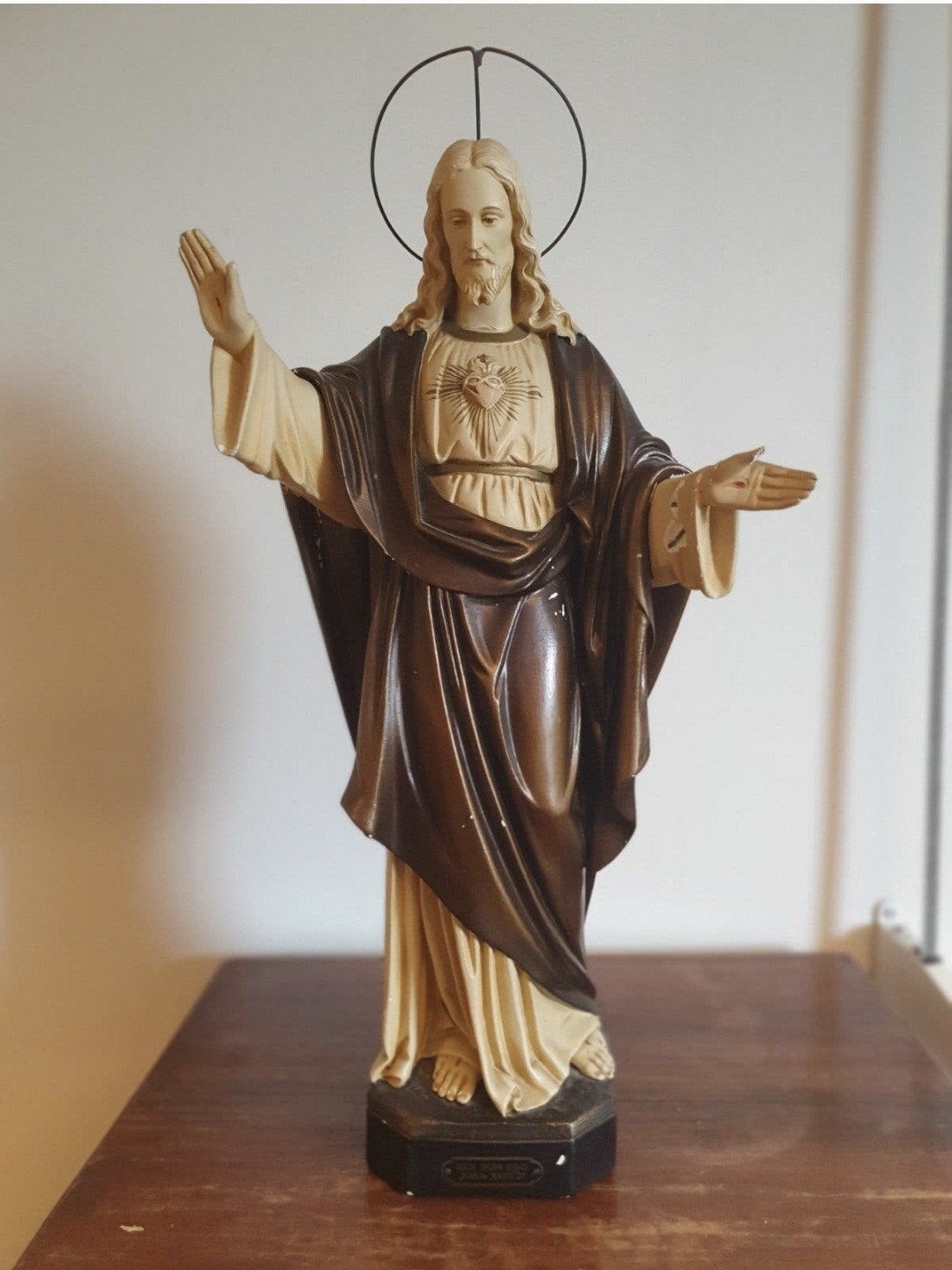 Christus beeld 55 cm, Verzamelen, Ophalen, Gebruikt, Religie