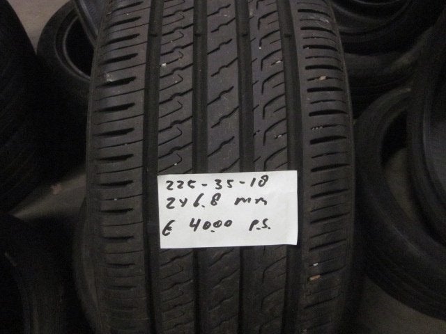 225 35 18 Barum, Continental zomerbanden, 18 inch, Gebruikt, Ophalen of Verzenden, Band(en)
