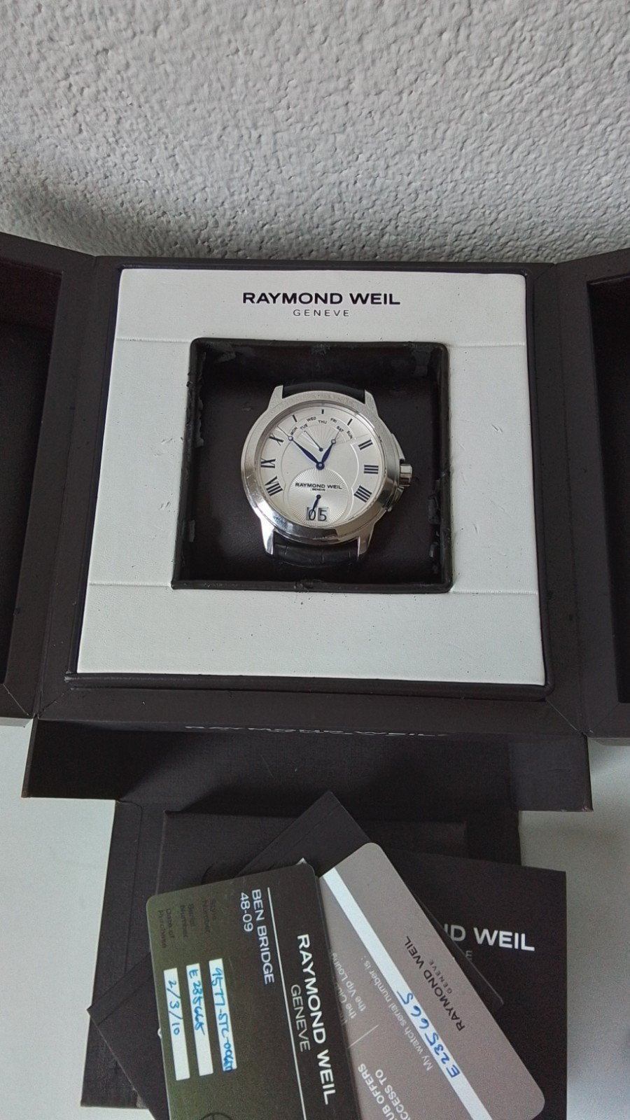 Raymond Weil Tradition Horloge - Zo goed als nieuw. full set, Sieraden, Tassen en Uiterlijk, Ophalen of Verzenden, Zo goed als nieuw