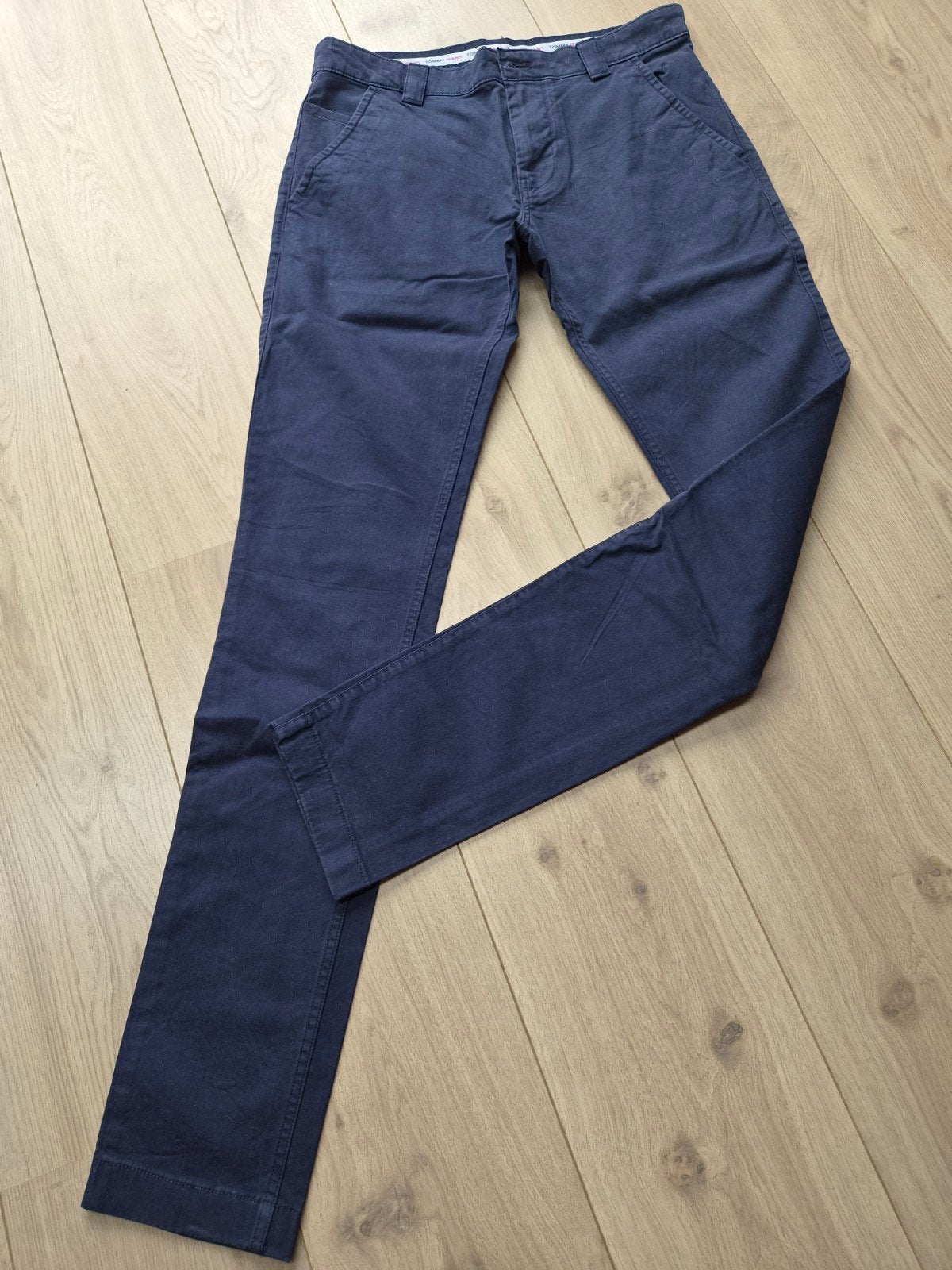 Tommy Jeans heren katoenen broek, Ophalen of Verzenden, Zo goed als nieuw, Blauw
