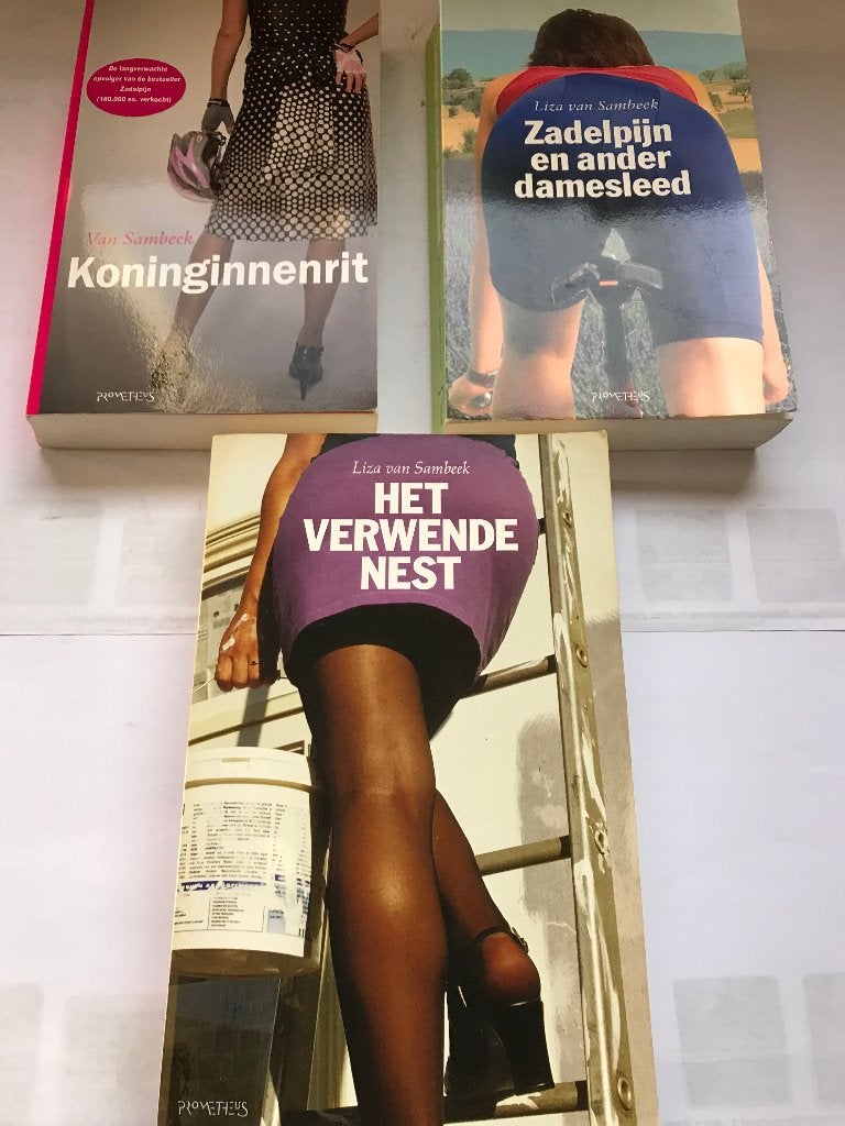 Koninginnenrit & Zadelpijn en anders damesleed L v. Sambeek, Boeken, Ophalen of Verzenden, Gelezen, Liza van Sambeek, Nederland