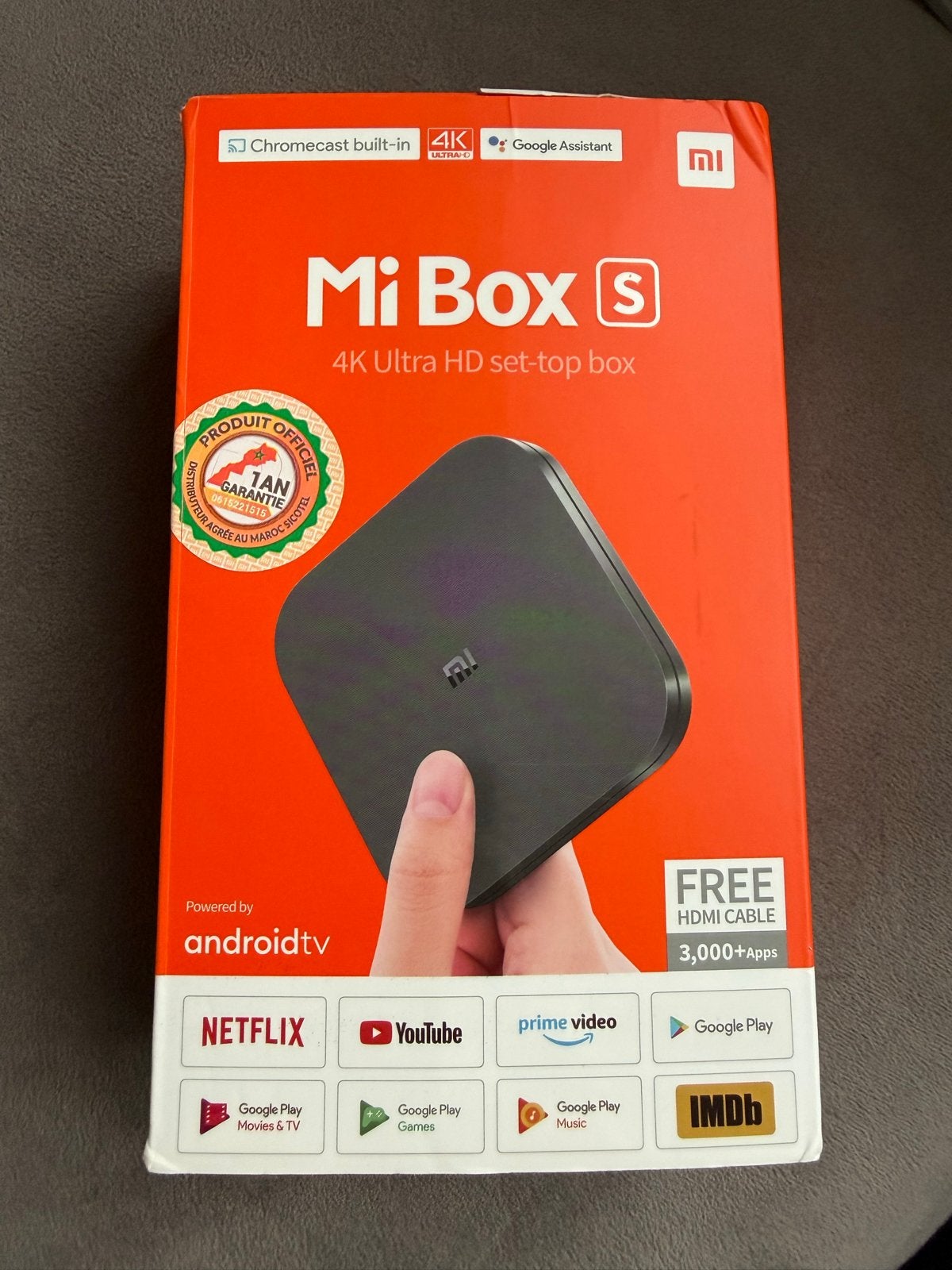 Xiaomi Mi Box S 4K Ultra HD Android TV-box, Ophalen, Zo goed als nieuw, HDMI, Zonder harde schijf