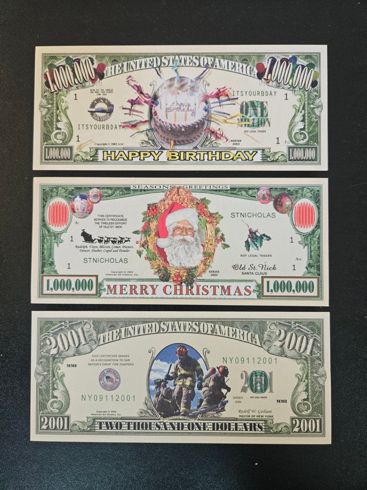 Fantasy dollars per stuk, Ophalen of Verzenden, Noord-Amerika, Los biljet