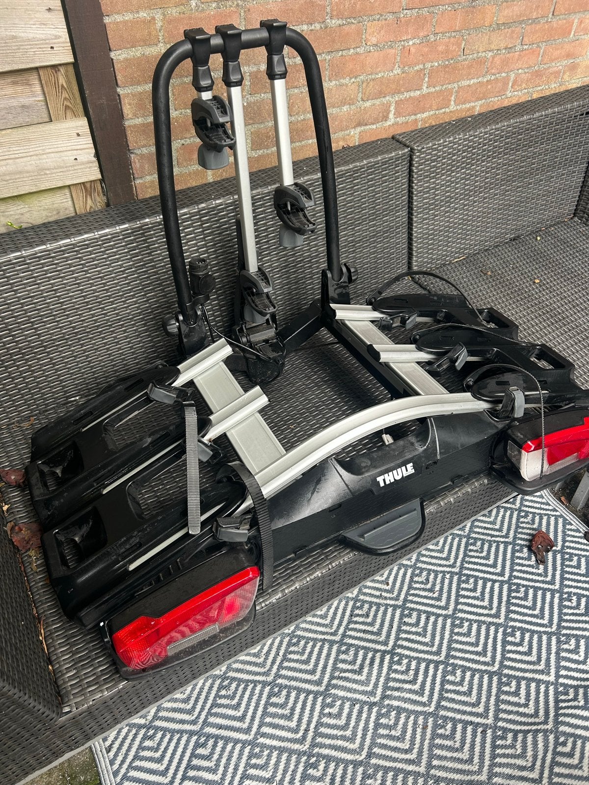 Thule VeloCompact 926 Fietsendrager - 3 Fietsen, Auto diversen, Fietsendragers, Ophalen, 3 fietsen of meer, Gebruikt, Trekhaakdrager
