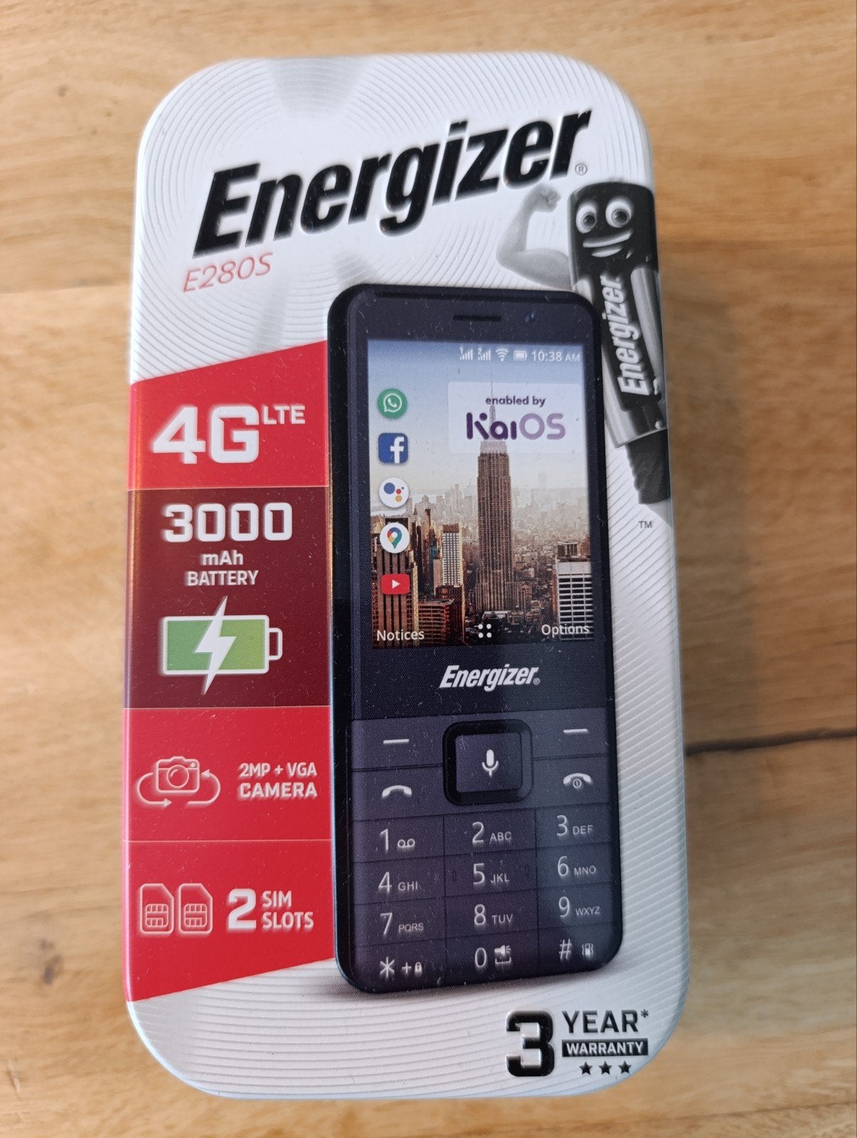 Energizer E280s: eenvoudige mobiele telefoon, Ophalen of Verzenden, Nieuw