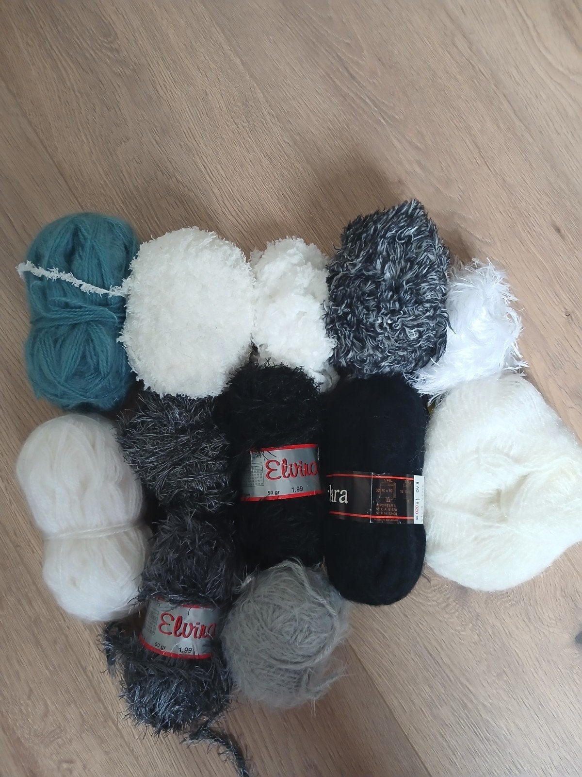 Diverse kleuren wol/mohair, Ophalen of Verzenden, Nieuw, Breien of Haken, Wol of Garen