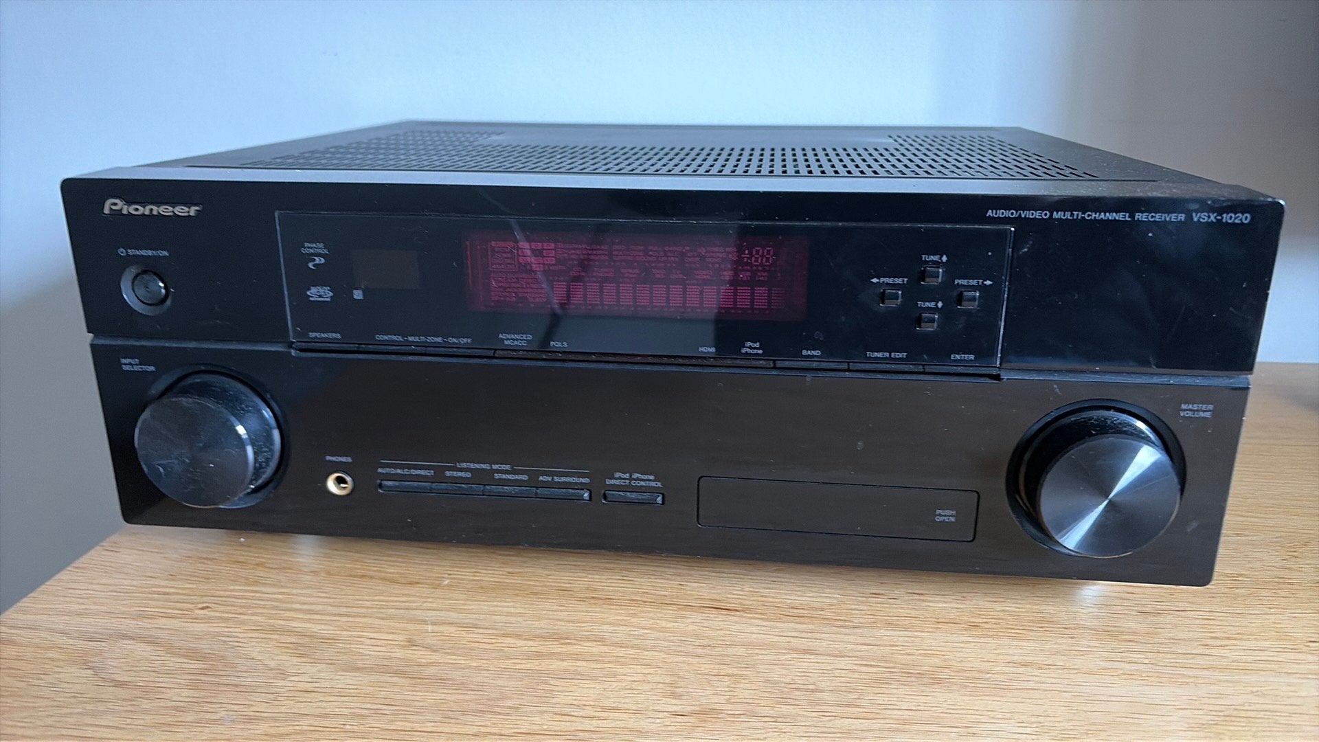 Pioneer VSX-1020-K, Ophalen of Verzenden, 120 watt of meer, Pioneer