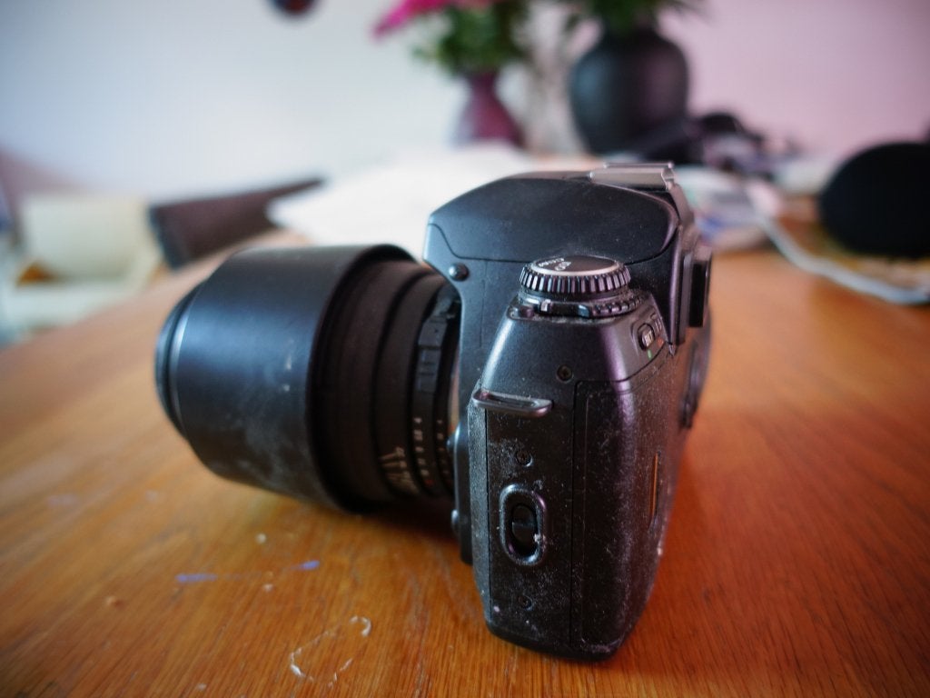 nikon F80 met 70-210 lens, Ophalen of Verzenden, Gebruikt, Spiegelreflex, Nikon