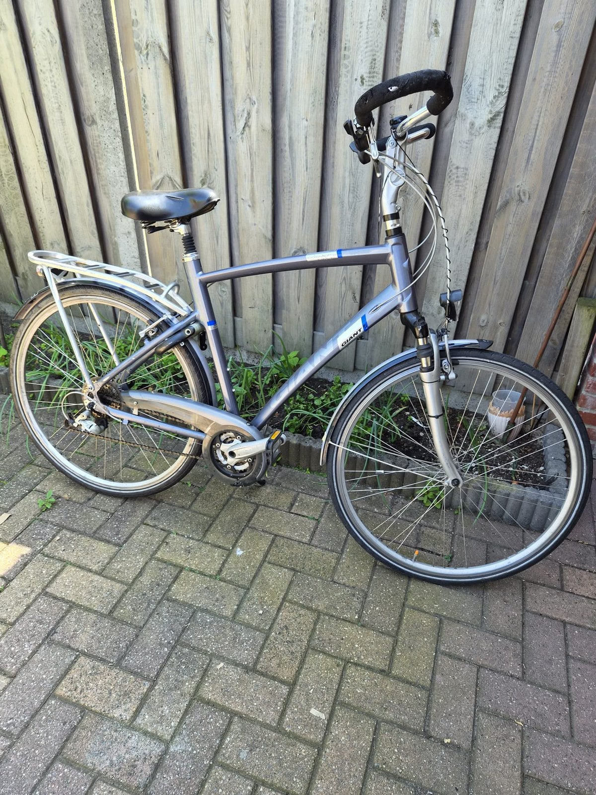 Giant herenfiets, Fietsen en Brommers, Fietsen | Heren | Herenfietsen, Ophalen, Versnellingen, Giant, Zo goed als nieuw
