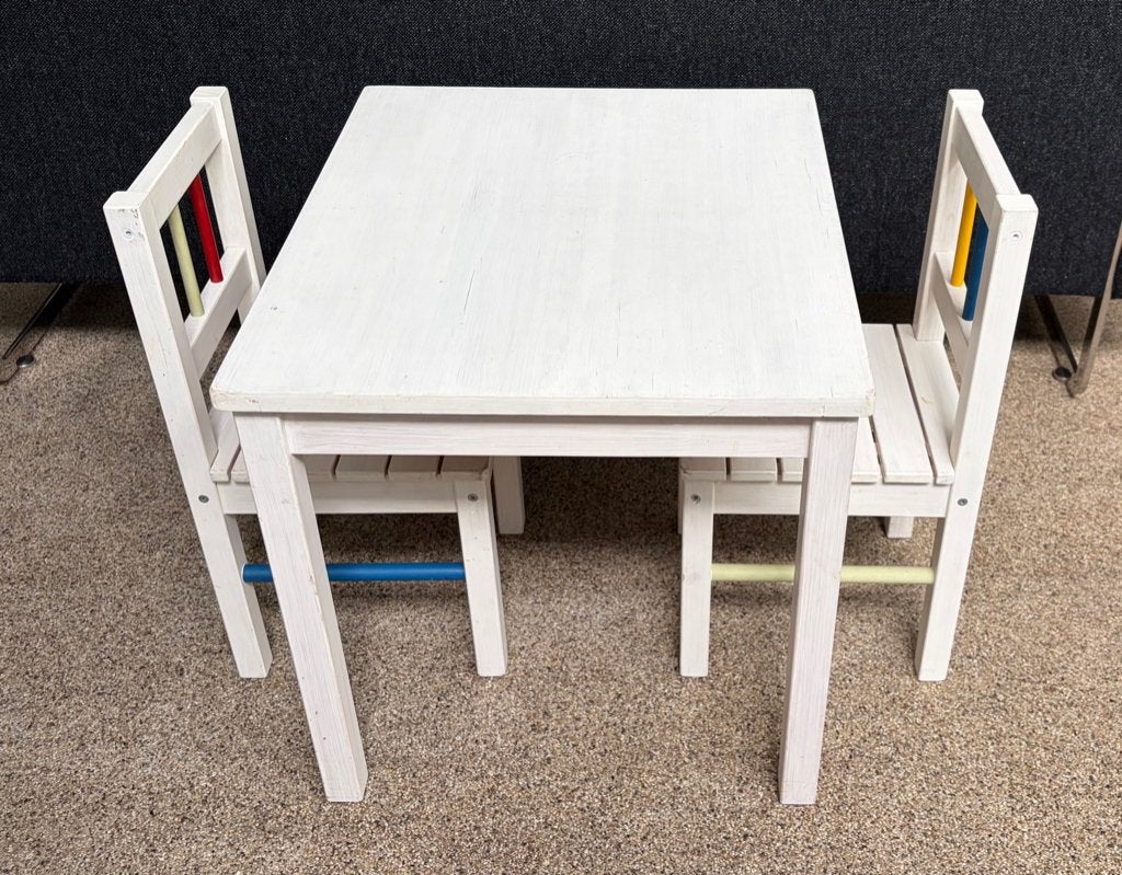 Kindertafel en stoelen, Kinderen en Baby's, Ophalen, Gebruikt, Tafel(s) en Stoel(en)