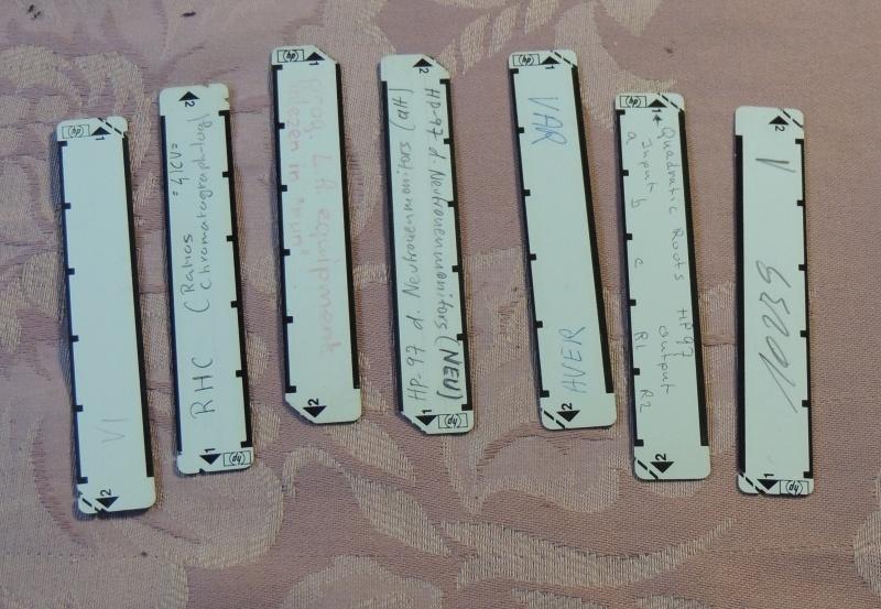 Hewlett Packard HP41 HP67 en HP97 calculator magneetkaartjes, Ophalen of Verzenden, Computers en Rekenmachines