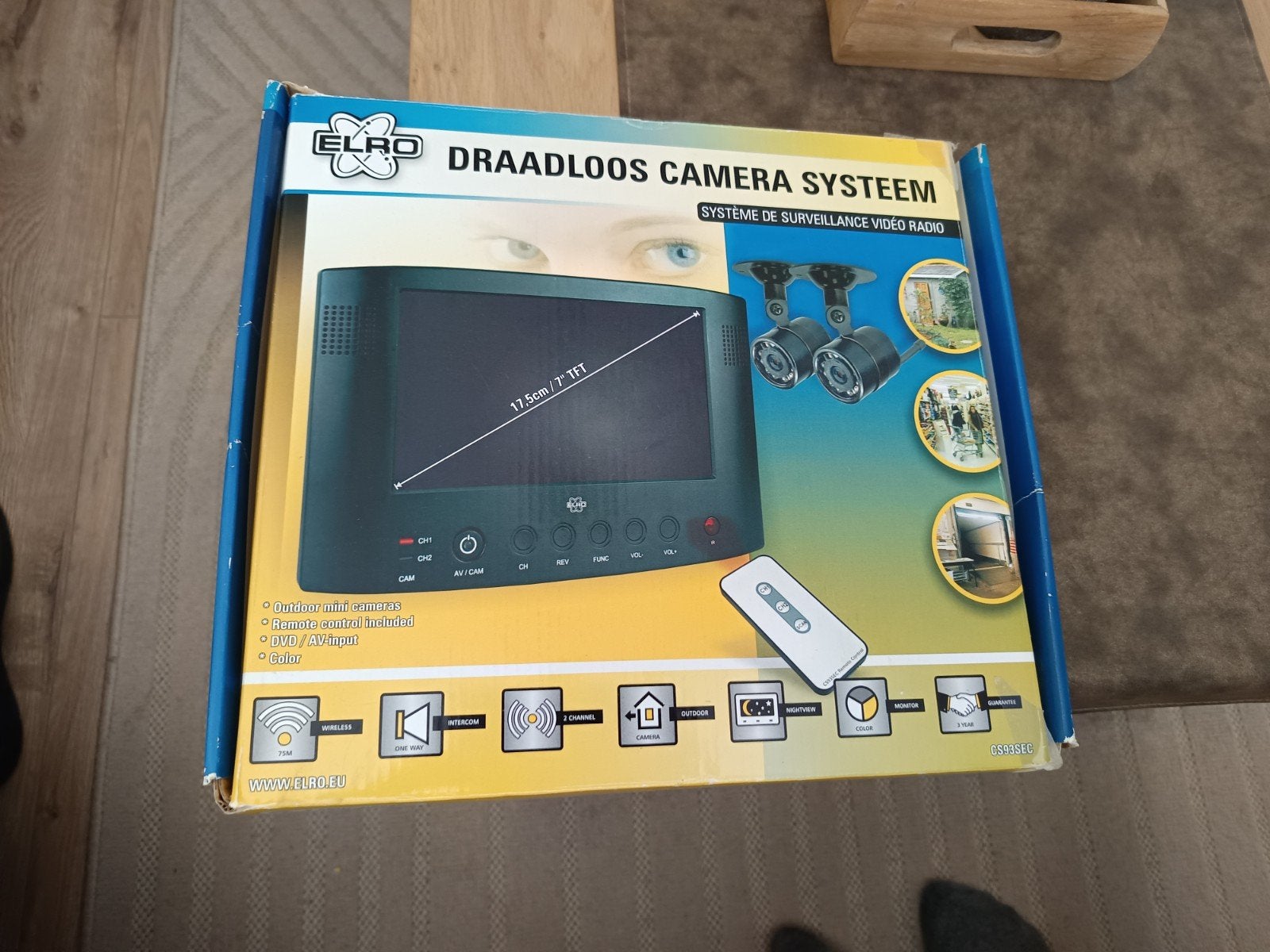 ELRO Draadloos Camera Systeem, Ophalen of Verzenden, Zo goed als nieuw, Buitencamera