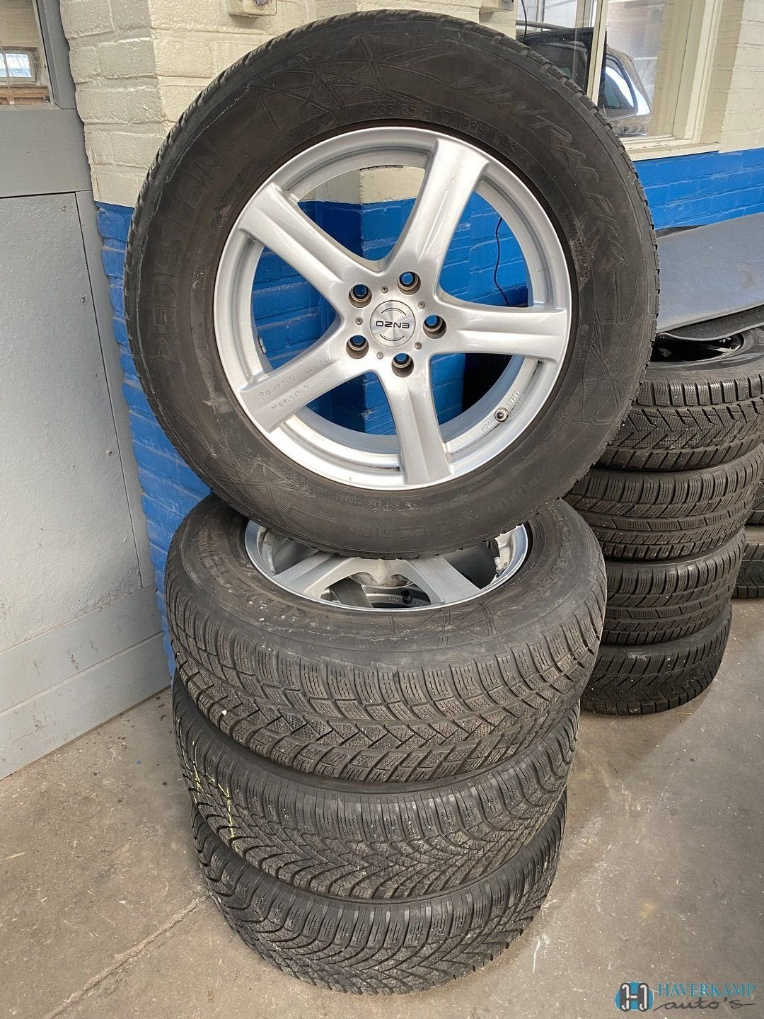 Mercedes GLC winterset 235 65 17 6-5mm, Ophalen, Gebruikt, -, -