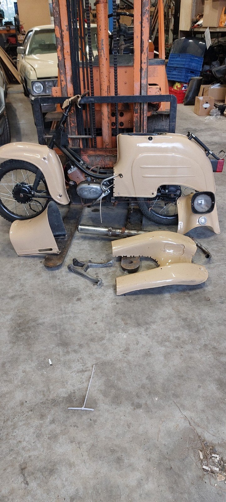 Simson Schwalbe - Project of onderdelen, Ophalen, Gebruikt, Overige typen, Simson