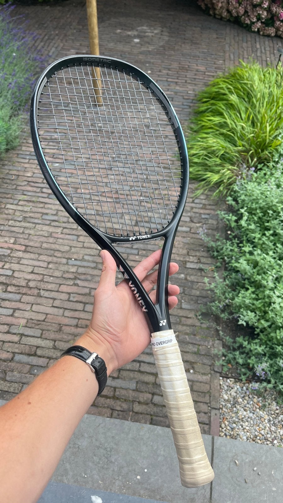Yonex Ezone 98 Night Black 16x19 L4, Sport en Fitness, Tennis, L4, Zo goed als nieuw, Racket, Ophalen