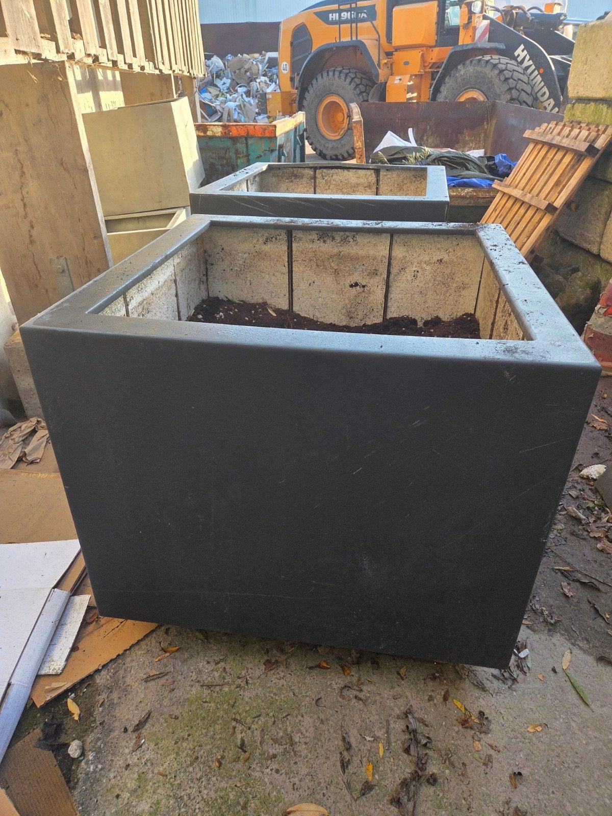 geisoleerde planten bakken, Ophalen, Kunststof