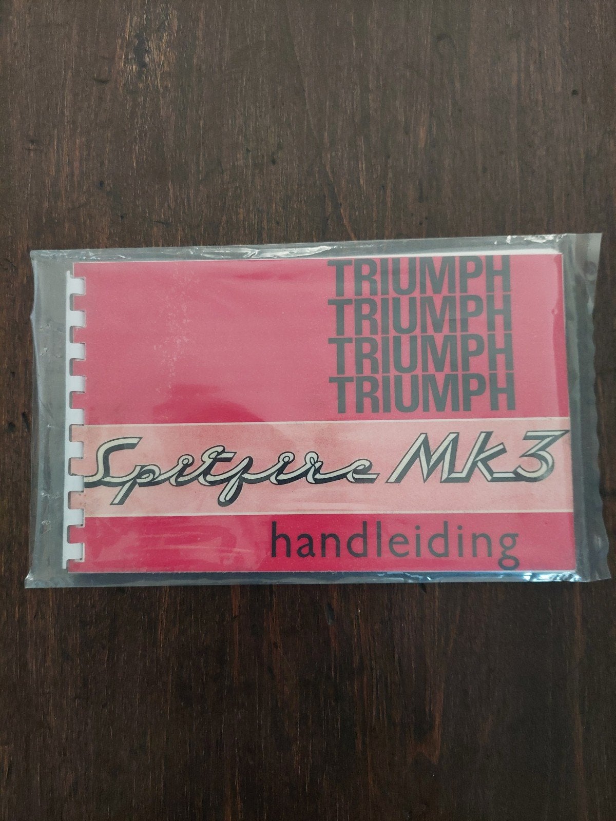 Triumph Spitfire MK3 Handleiding (origineel), Ophalen of Verzenden