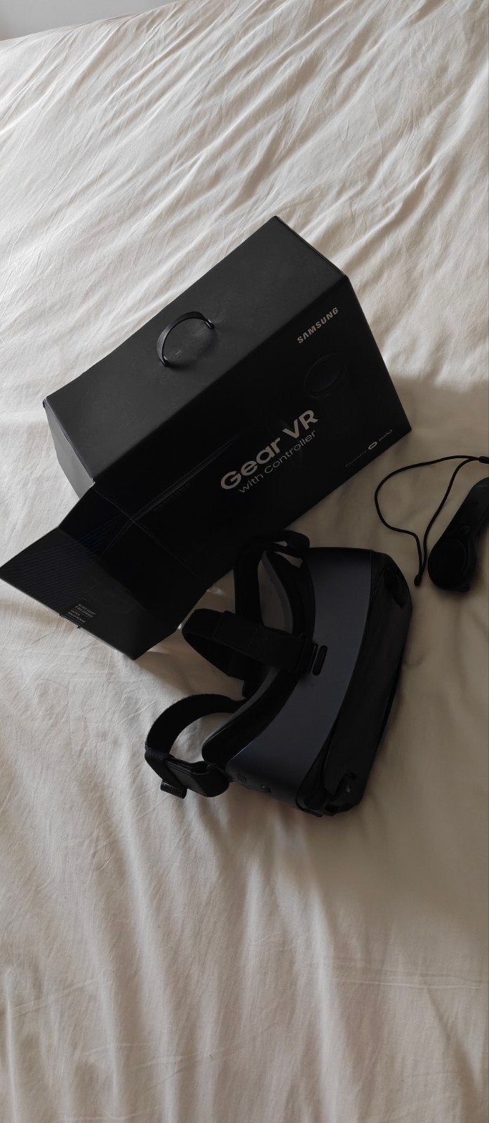 Samsung Gear VR met Controller - Zo goed als nieuw, Spelcomputers en Games, Virtual Reality, Ophalen of Verzenden, Zo goed als nieuw