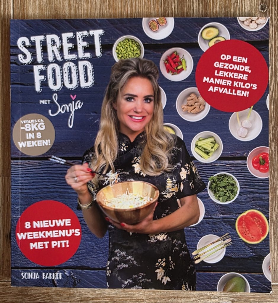 Streetfood met Sonja, Boeken, Ophalen of Verzenden, Zo goed als nieuw, Dieet en Voeding, Sonja Bakker