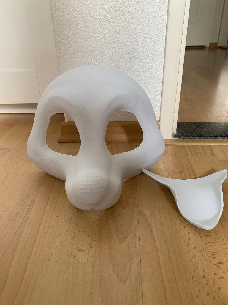 Furry 3D printed mask, Verzenden, Nieuw, Overige typen