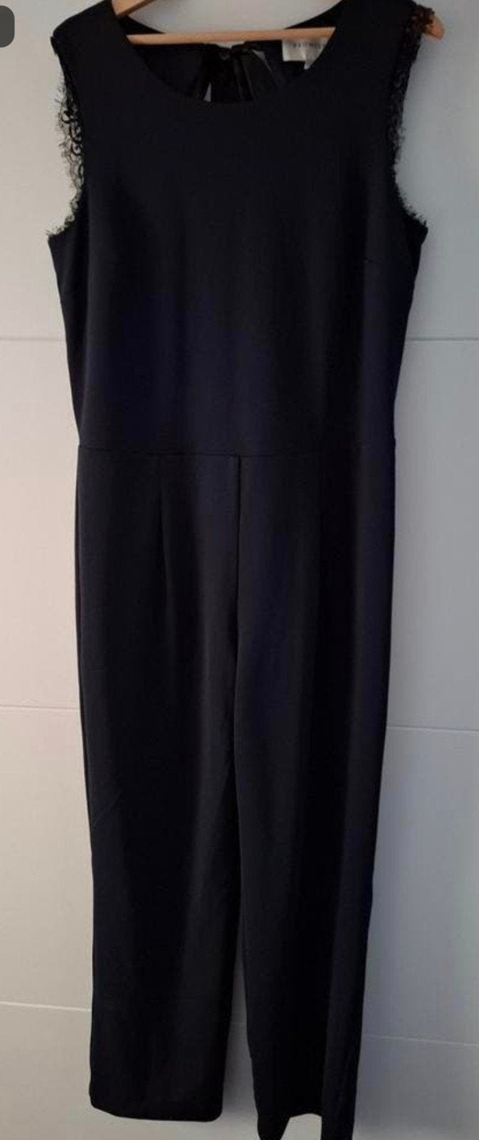 Nieuwe stijlvolle donkerblauwe jumpsuit Promiss maat 40, Maat 38/40 (M), Promiss, Blauw, Nieuw