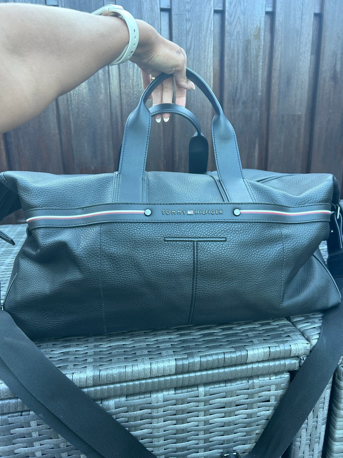 Tommy Hilfiger weekendtas - Zo goed als nieuw, 40 tot 60 cm, 20 tot 30 cm, Zwart, Minder dan 35 cm