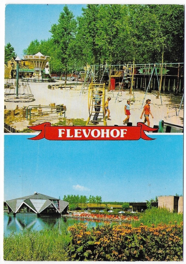 Flevohof -- gelopen ansichtkaart B2723, Ophalen of Verzenden, 1960 tot 1980, Gelopen