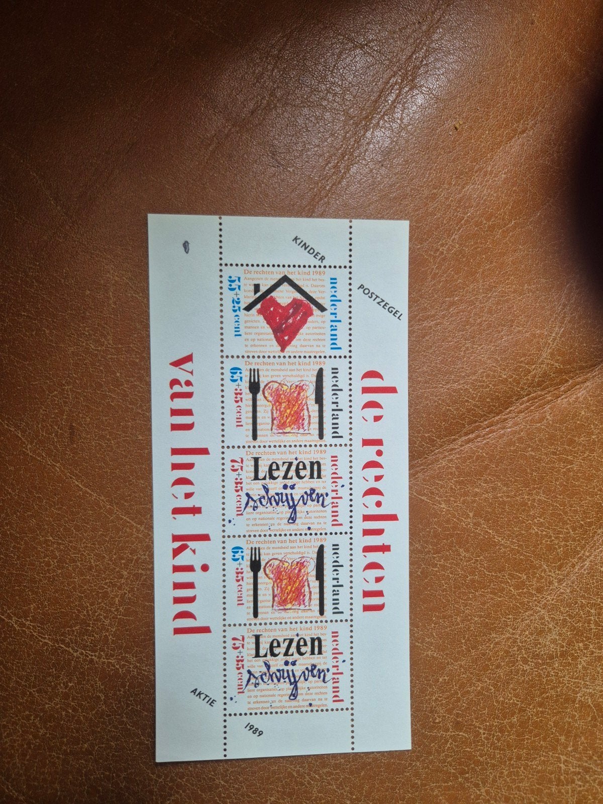 Nederlandse Kinderpostzegels 1989 - De Rechten van het Kind, Postzegels en Munten, Postzegels | Nederland, Ophalen of Verzenden