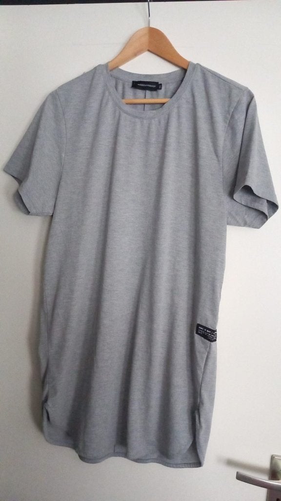nachthemd licht grijs met korte mouw maat L XL, Ashes to dvst, Ophalen of Verzenden, Nieuw, Maat 42/44 (L)