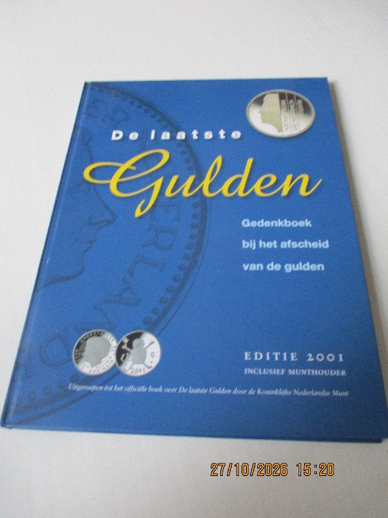 munten album de laatste gulden 2001 plus munten, Ophalen of Verzenden, Koningin Juliana, 5 gulden, Losse munt