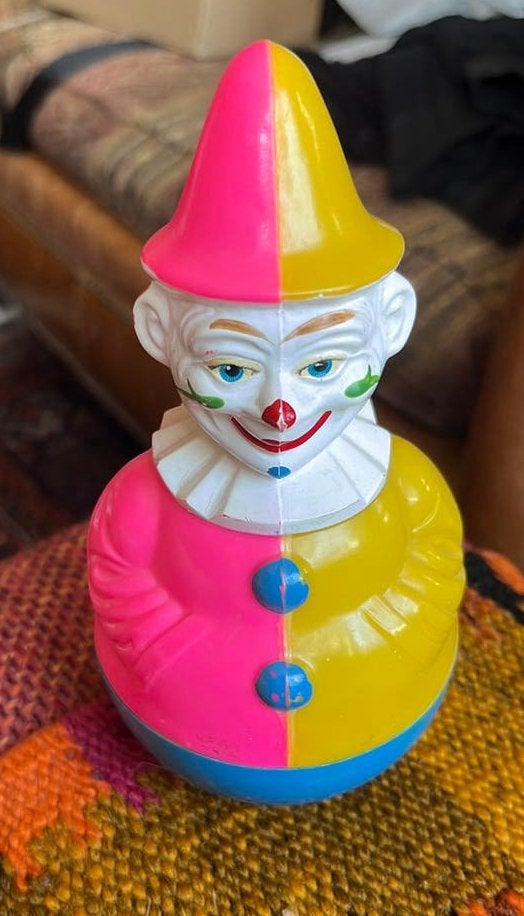 Leuke Vintage Rolly Toy’s Clown - West Germany, Antiek en Kunst, Ophalen of Verzenden