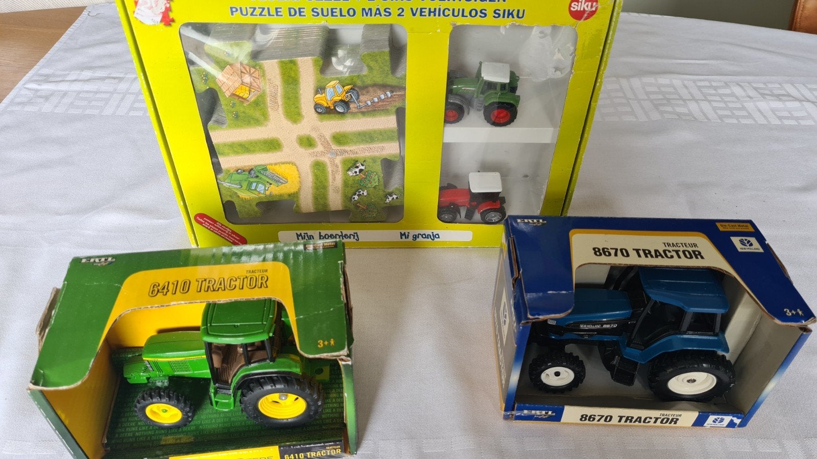 tractoren en vloerpuzzel om te spelen, Ophalen of Verzenden, Tractor of Landbouw, SIKU