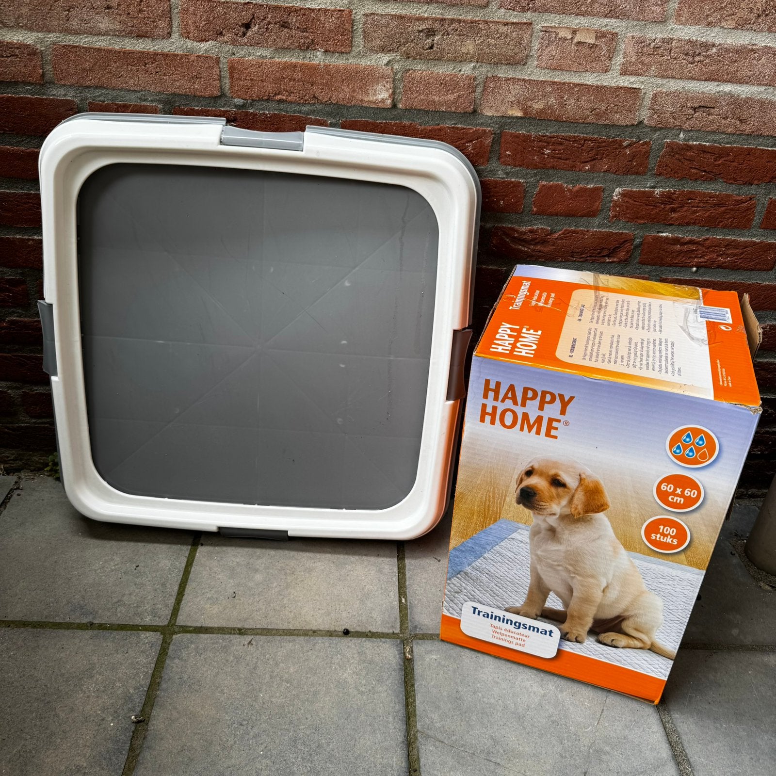 Puppy Trainer houder + 45 puppy nieuwe matjes, Dieren en Toebehoren, Ophalen of Verzenden, Gebruikt, Overige typen