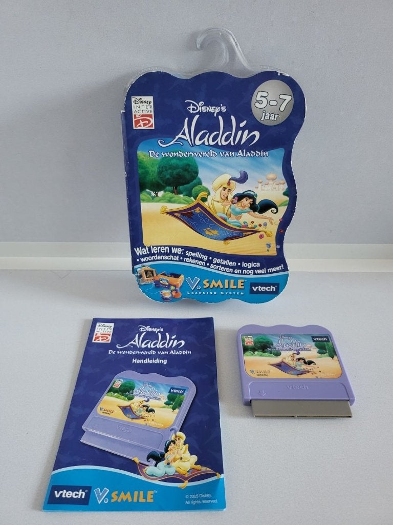 V.SMILE V-Tech De Wonderwereld van Aladdin – 5-7 jaar, Kinderen en Baby's, Ophalen of Verzenden, Zo goed als nieuw, 4 tot 6 jaar