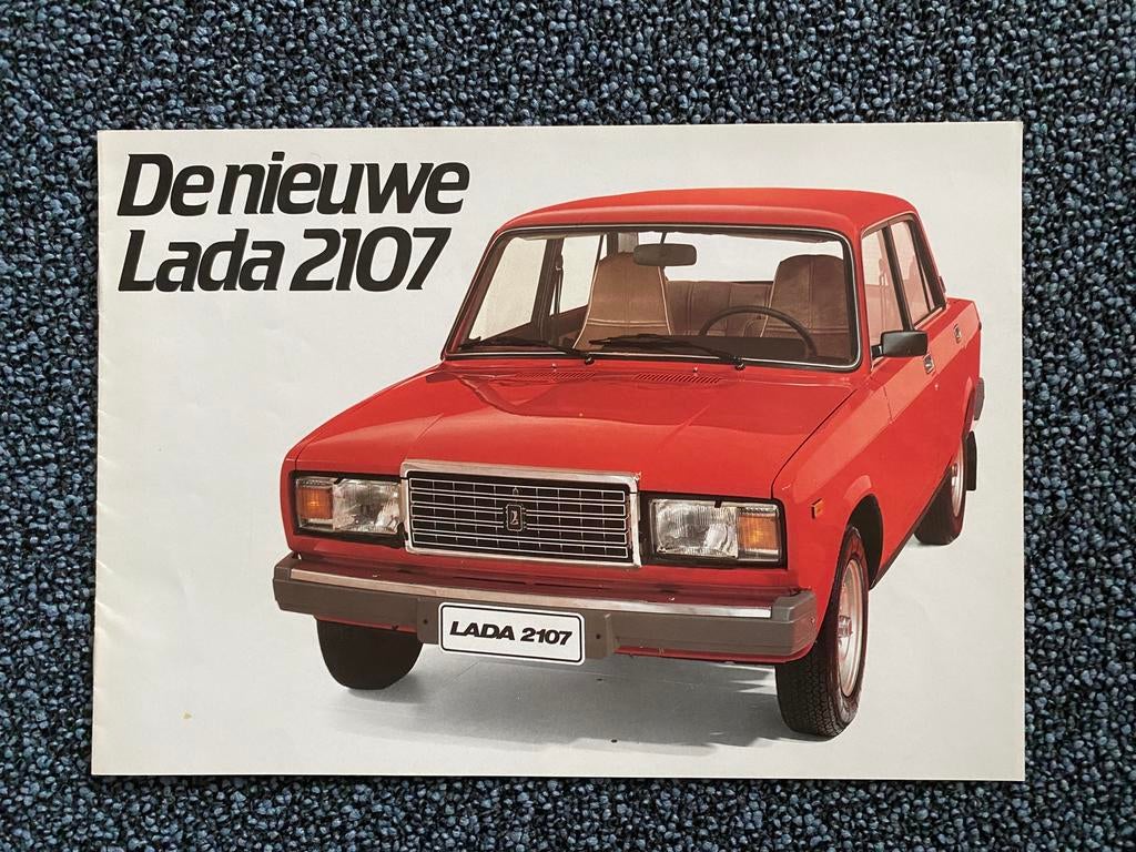 Lada 2107 autofolder, Auto diversen, Handleidingen en Instructieboekjes, Ophalen of Verzenden