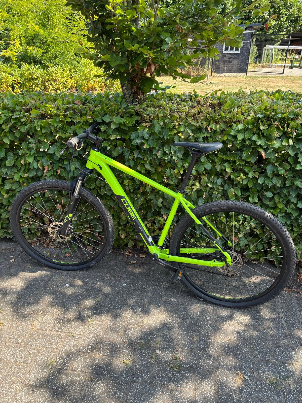 Cube Aim Race Mountainbike - Neon Geel, Fietsen en Brommers, Fietsen | Mountainbikes en ATB, Hardtail, Heren, Zo goed als nieuw
