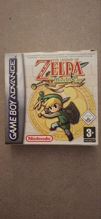Zelda Minish Cap GBA PAL CIB +ONGEKRASTE VIP KAART, Avontuur en Actie, 1 speler, Ophalen of Verzenden, Zo goed als nieuw