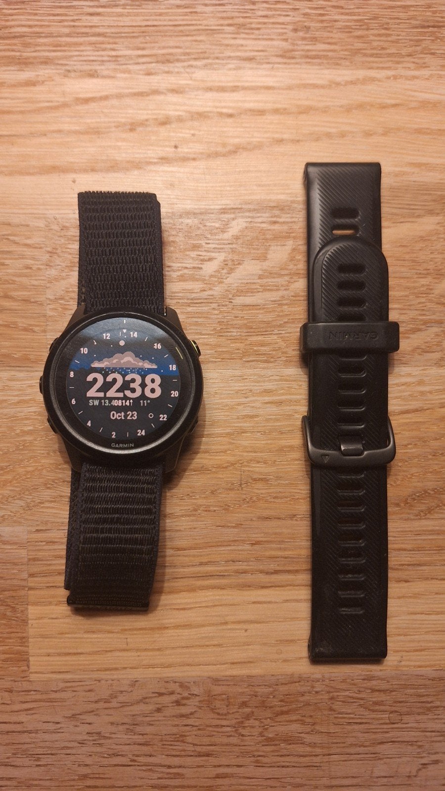 Garmin Forerunner 745 GPS-hardloop- en triatlonhorloge, Gebruikt, Zwart, Garmin, Stappen