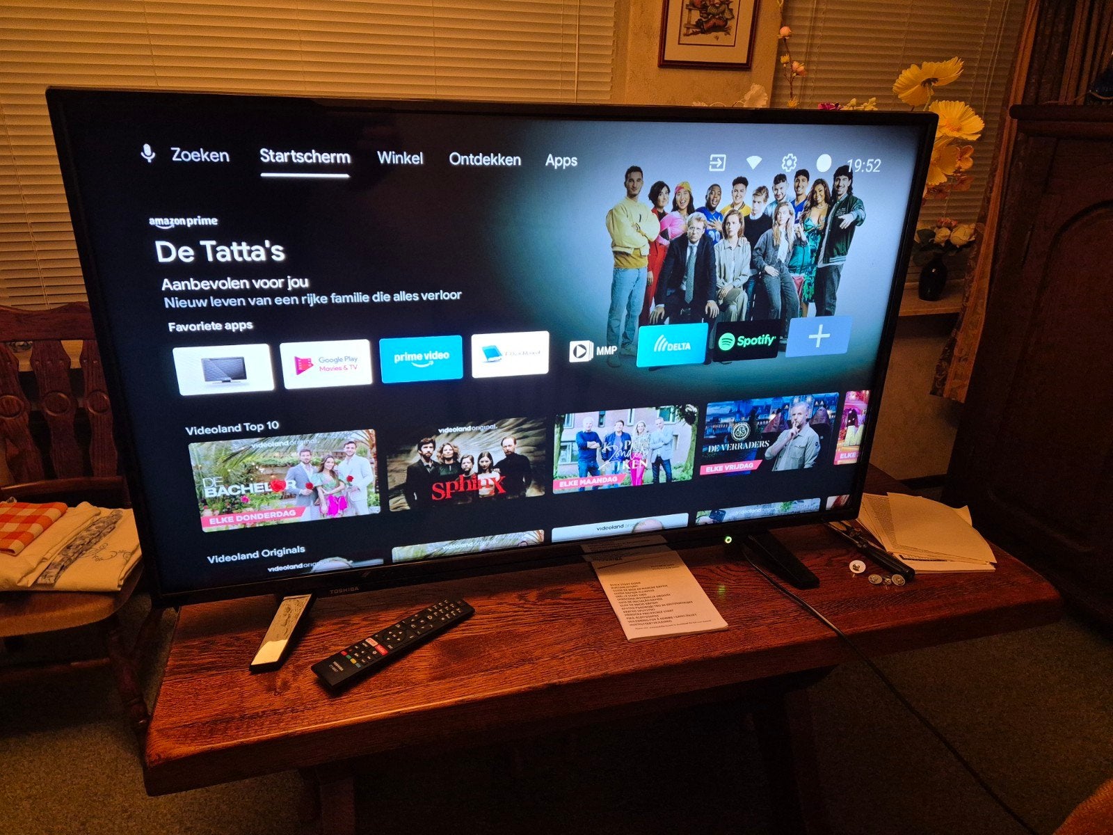 Toshiba 43LA2063 43 inch Android Smart TV, Ophalen, Toshiba, 50 Hz, Zo goed als nieuw