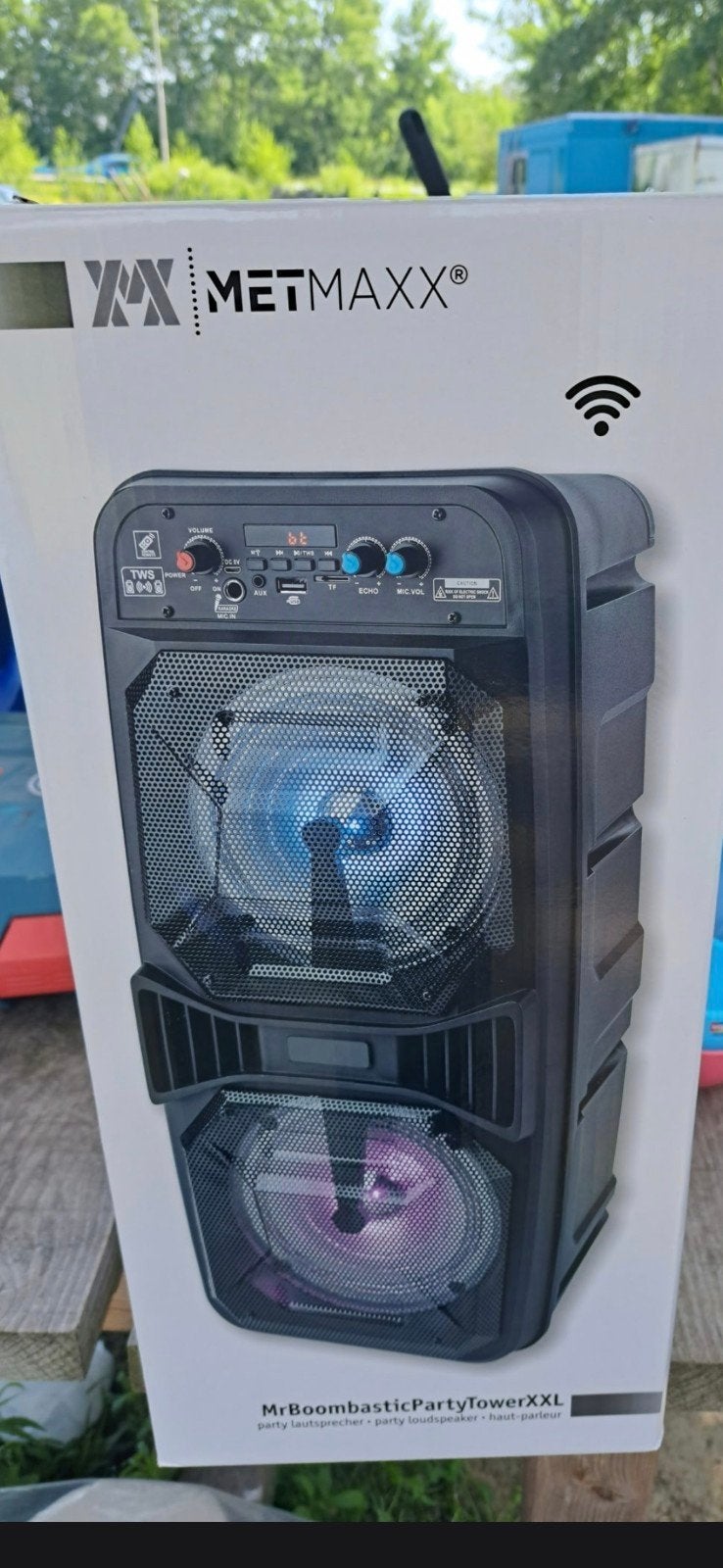 Partybox met accu, Audio, Tv en Foto, Karaoke-apparatuur, Ophalen