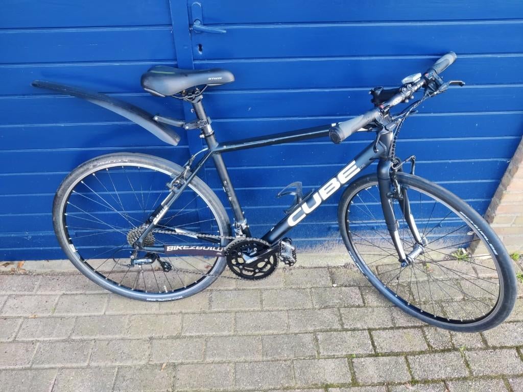 Cube Cross Road Line –sportieve hybride fiets –Shimano sora, Fietsen en Brommers, Fietsen | Racefietsen, 28 inch, Gebruikt, Velgrem