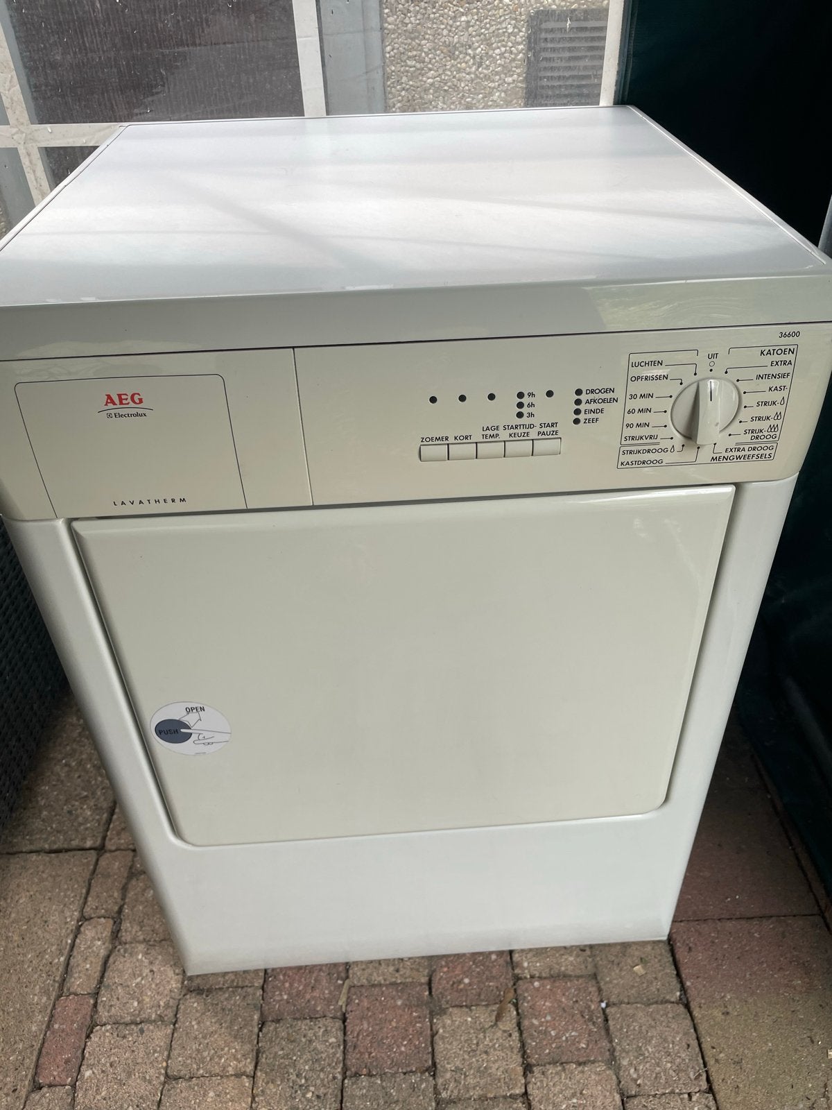 AEG Lavatherm Luchtafvoer Wasdroger - Goede Staat, Ophalen, 6 tot 8 kg, Gebruikt, Luchtafvoer