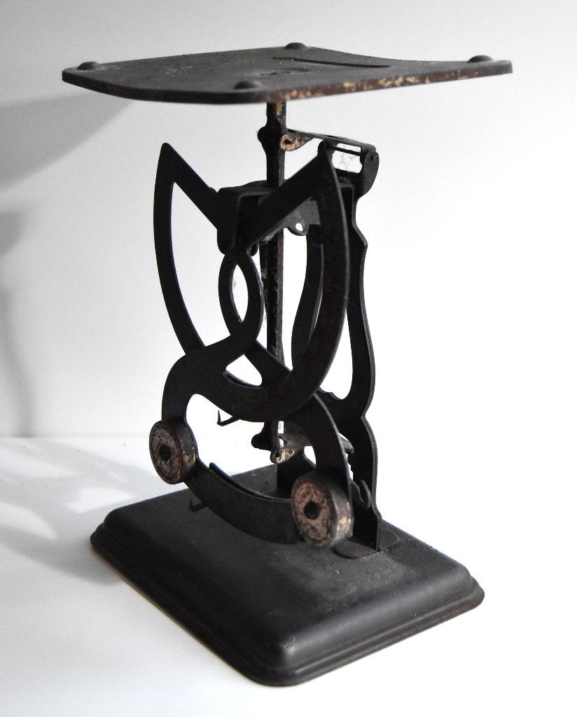 Decoratieve antieke brieven weegschaal, Columbus Bilateral, Antiek en Kunst, Ophalen of Verzenden