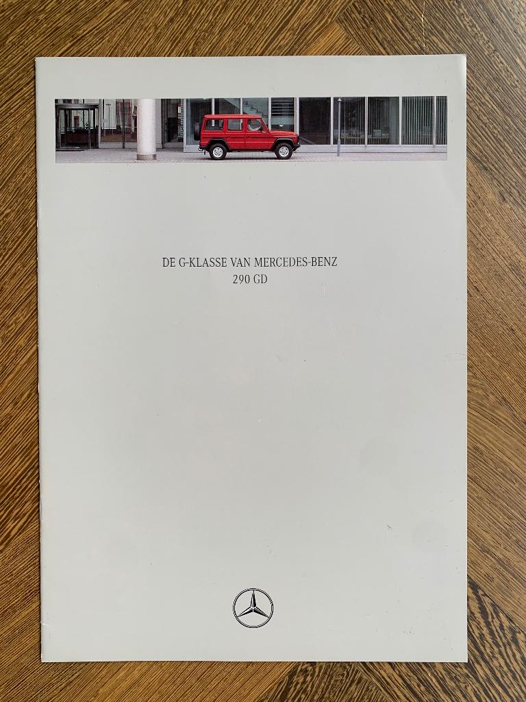 Folder brochure Mercedes-Benz G-klasse 290GD W461 1996 nieuw, Nieuw, Mercedes-Benz, Mercedes, Ophalen of Verzenden
