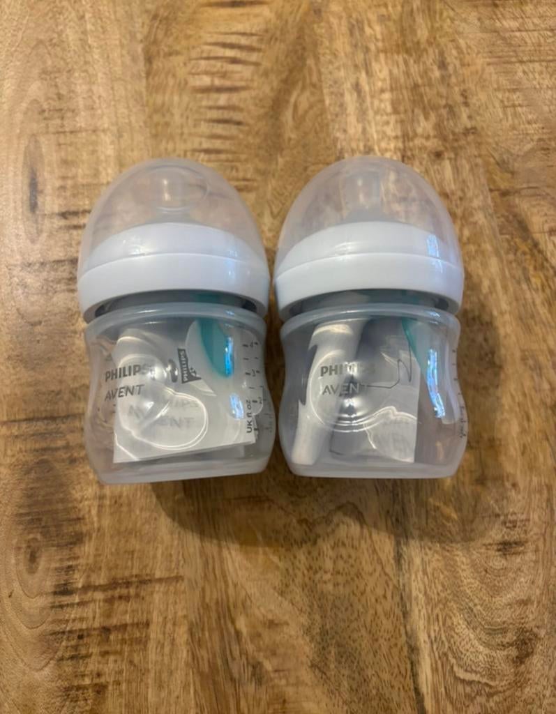 2 flesjes Philips avent 125 ML, Ophalen of Verzenden, Nieuw, Flessen- of potjesverwarmer
