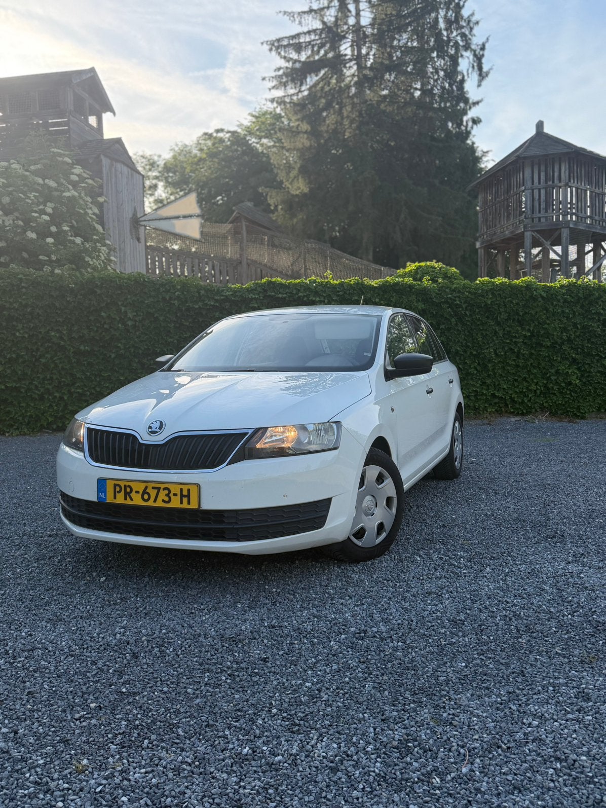 Skoda Rapid 1.2 TSI 63KW Spaceback H5 2014 Wit, Auto's, Voorwielaandrijving, 4 cilinders, Bedrijf, Handgeschakeld