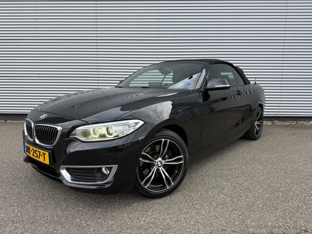 BMW 2 Serie Cabrio 220i Luxury Automaat Leer keyless Led Afn, Auto's, BMW, Automaat, Achterwielaandrijving, Gebruikt, Euro 6